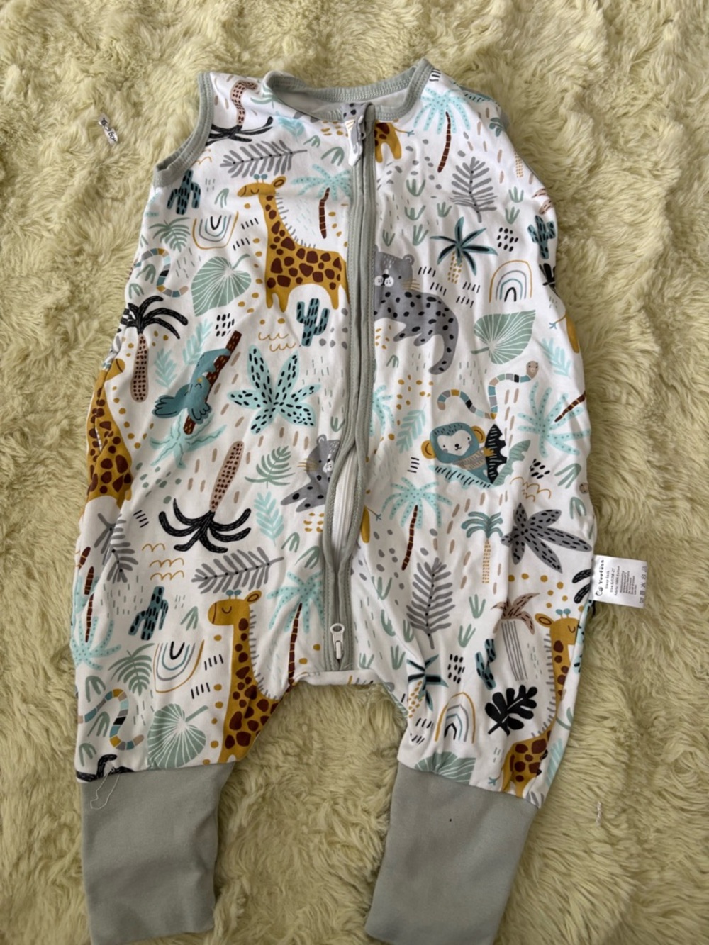 Sleeper - 12month-2T - Safari Animal Print